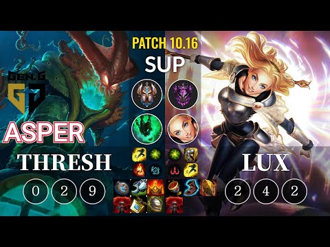 GEN Asper Thresh vs Lux Sup - KR Patch 10.16