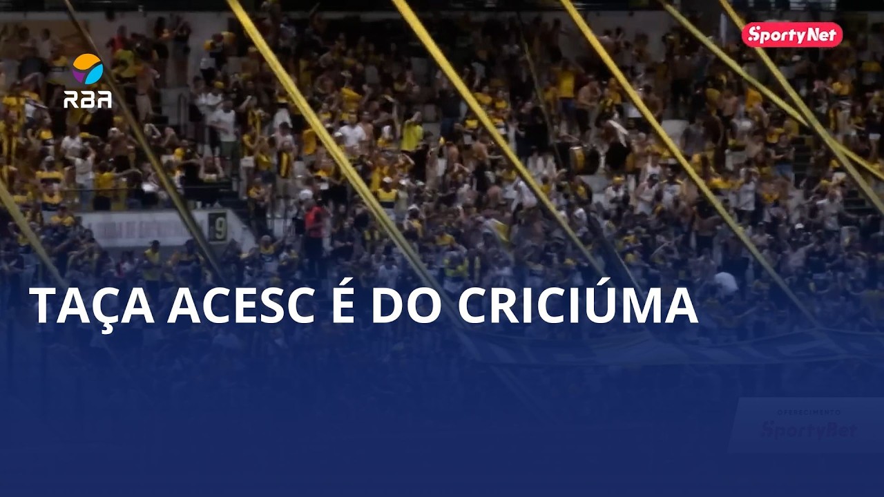 Criciúma conquista título da Taça ACESC