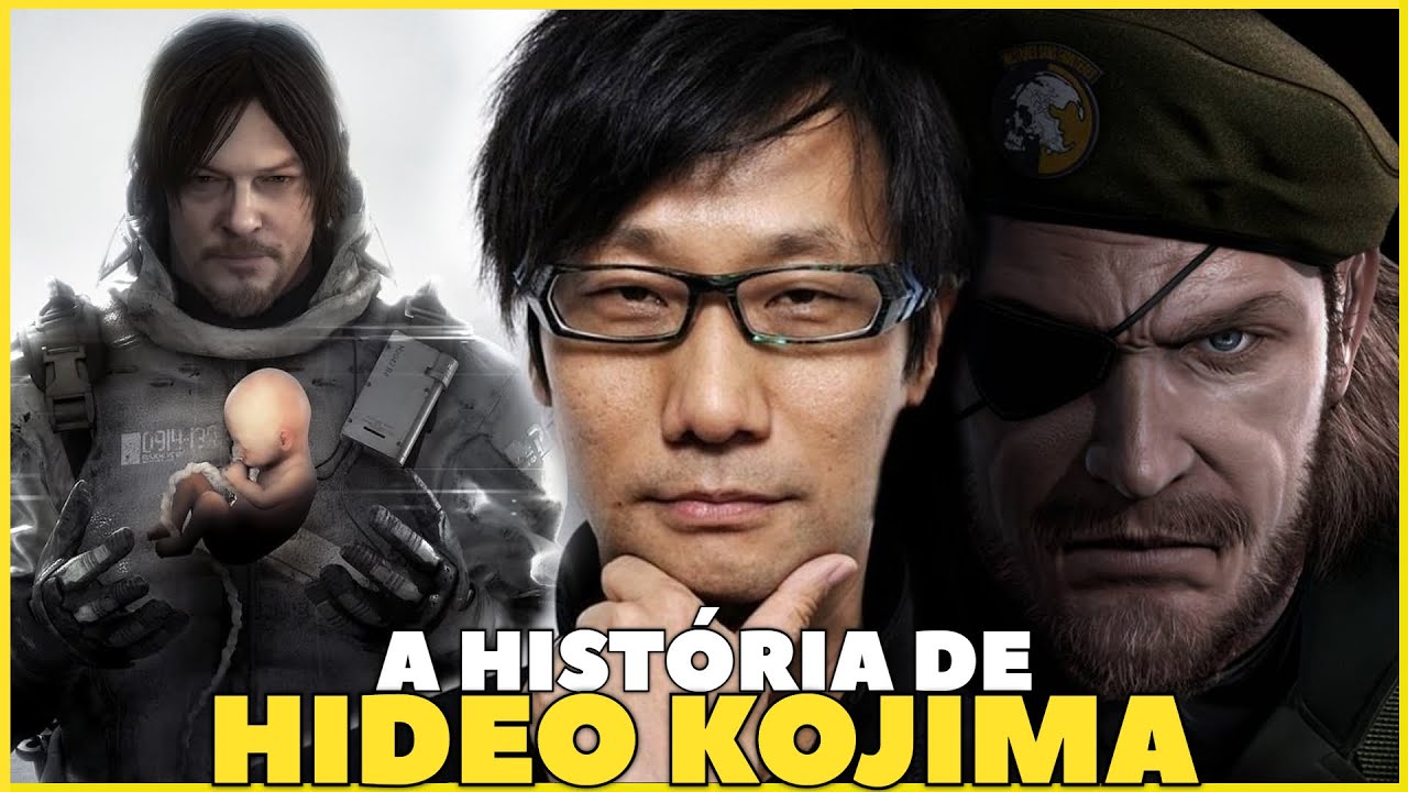 A história e trajetória de Hideo Kojima ! O criador de Metal Gear !