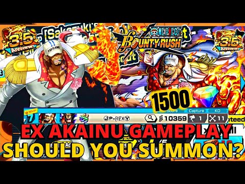 6* EX AKAINU GAMEPLAY - Is EX Akainu Worth 1500 RDS...? |『ONE PIECE BOUNTY RUSH』OPBR