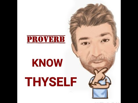 English Tutor Nick P Proverbs (378) Know Thyself - Origin