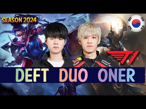 Deft & T1 Oner Duo BOTLANE - VAYNE ADC/PANTHEON Support - Patch 15.1 KR Ranked | lolrec