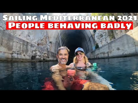 Ep10: Mediterranean sailing, people behaving badly. Ruins of war and beauty of nature.