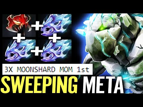🔥 MoM 1st Item + 3x Moonshard Tiny WTF SWEEPING META +420 AS Max Speed Carry Dota 2 Pro