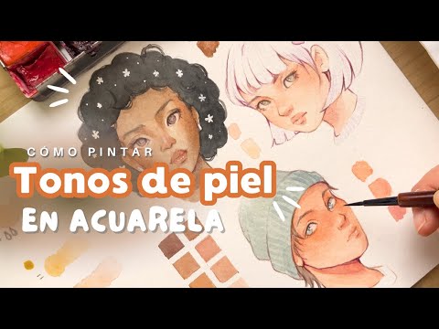 Create Skin Tones in Watercolor 🎨 | Blending Tutorial and Tips!