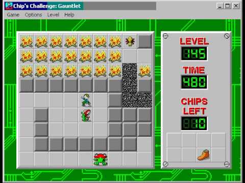 CCLP2 level 145 solution - 458 seconds