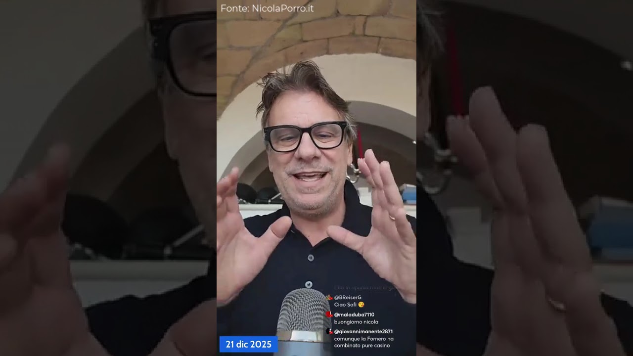 NICOLA PORRO: "CONTINUA LO SCONTRO SULLA MAGGIORANZA SULLA MANOVRA"