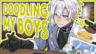 doodling by the beat with swords ⚔️🎨 【NIJISANJI EN | Kaelix Debonair】