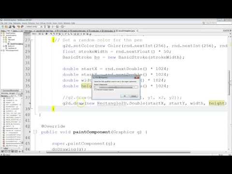 Java 2d 3 Drawing Rectangles
