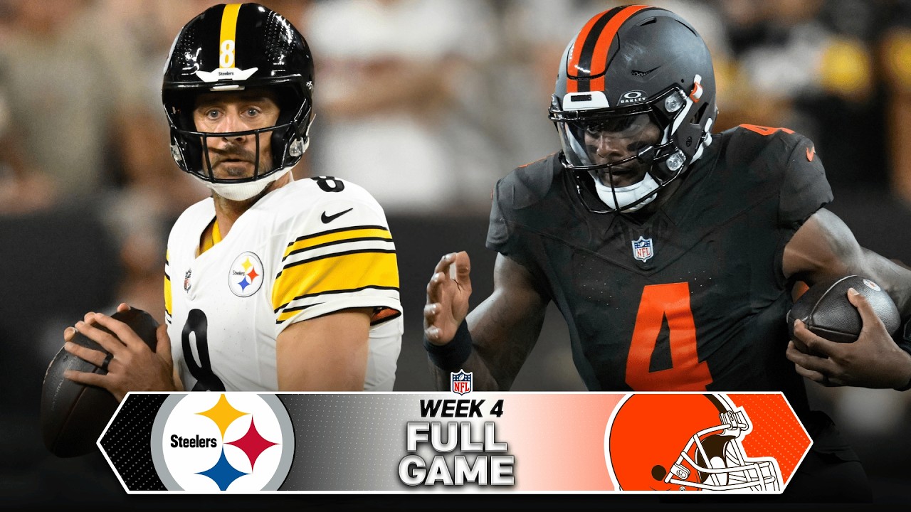 GAME OF THE WEEK! Pittsburgh Steelers vs. Cleveland Browns FULL GAME | NFL 2026 Season Week 4