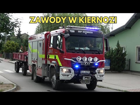 Alarmowo wozy z jednostek OSP Teresew, Niedzieliska i Kiernozia po zawodach gminnych