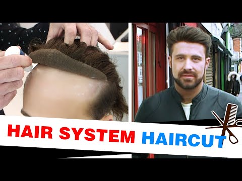 Hair System Haircut | Lordhair Men's Hair Systems