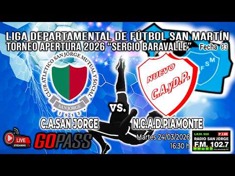 260324 LDFSM Torneo Apertura 2026 | C.A.San Jorge vs N.C.A.D.Piamonte