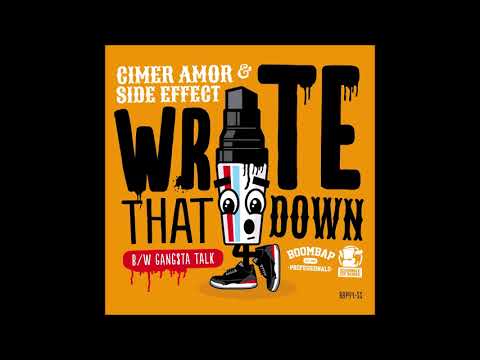 Cimer Amor & Side Effect - 01. Write That Down (BBP Single Series #7) BBP58-SS