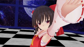 (東方MMD)霊夢と魔理沙がWAVE踊りました[画質4K設定可能]