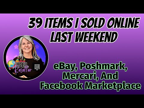39 Items I Sold Online Last Weekend On eBay, Poshmark, Mercari, & Facebook Marketplace