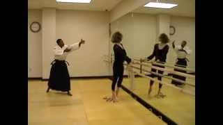 Sasha Davis and Andrus Sparks "Ballet Barre Blues.. Martial Arts Magic"....