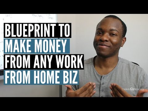 Blueprint to Make Money Online From Any Work From Home Business [Not Easy but Guaranteed to Work!]