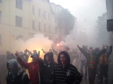 Kibice BKS-u...Przed Finałem BOZN PUCHARU POLSKI  TSP II- BKS STAL,17.10.2009