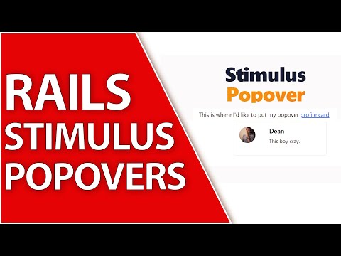 Stimulus Popovers For Devise Users With Avatars Ruby On Rails 7 Tutorial