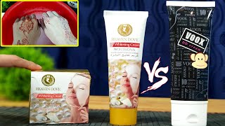 Heaven Dove Whitening Cream Final Review Vs Voox DD Cream Comparison Urdu Hindi