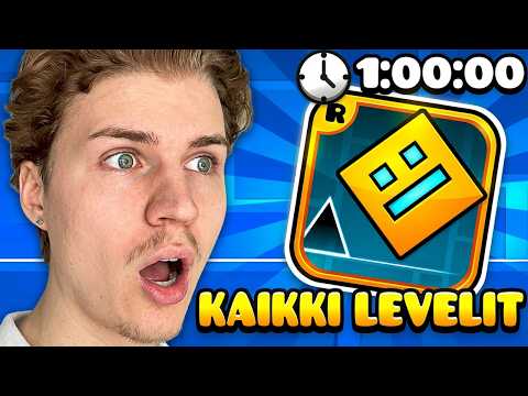 Tunti aikaa läpäistä Geometry Dash!