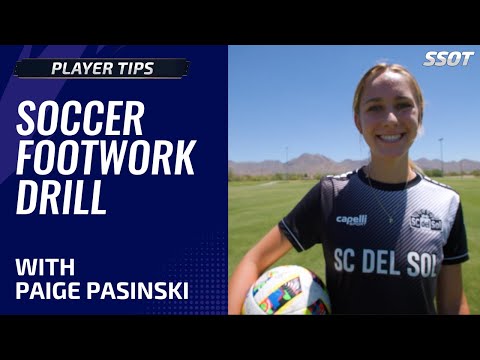 Soccer Footwork Tip with Paige Pasinski from SC del Sol