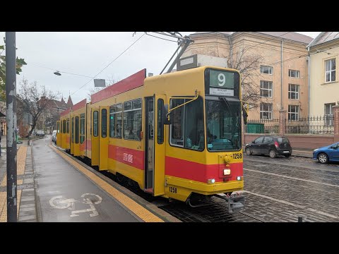 Trams in Lviv, Ukraine, November 2025
