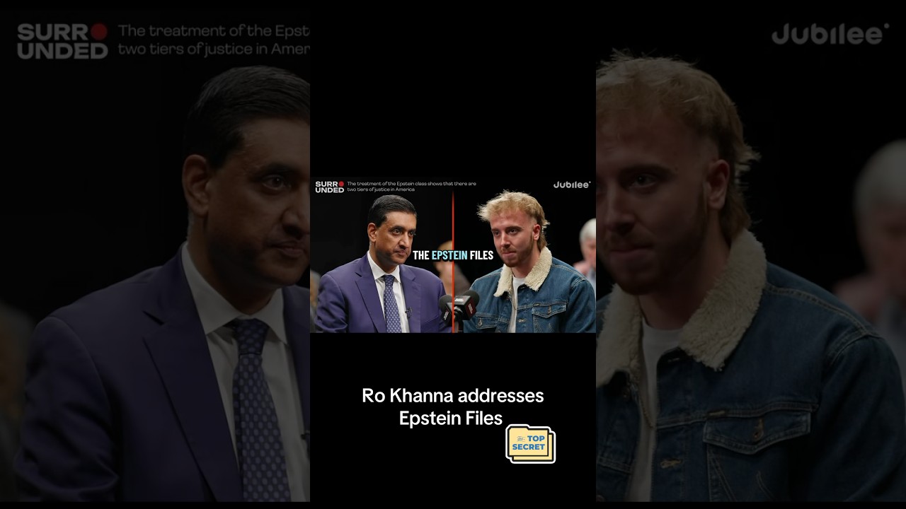 Ro Khanna role in the Epstein Files #news #politics #shorts #epsteinfiles