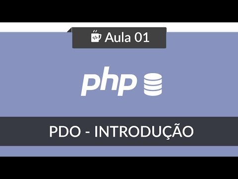 PHP com MySQL usando PDO 01 Introdução