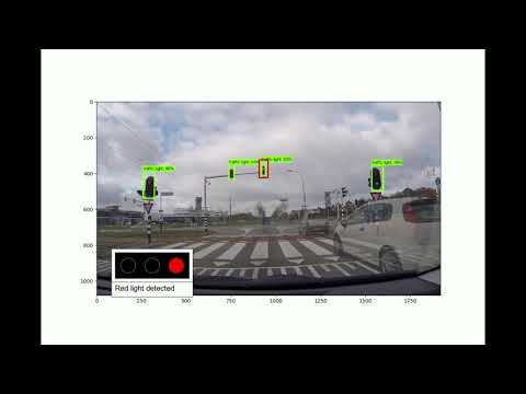 Detecting traffic lights using tensorflow