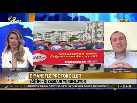 Genel Başkanımız Kadem Özbay, Flash Haber Tv`de yayınlanan Haberdar Programında Şevin Ekinci’nin canlı yayın konuğu oldu. 29/01/2024 | EĞİTİM İŞ