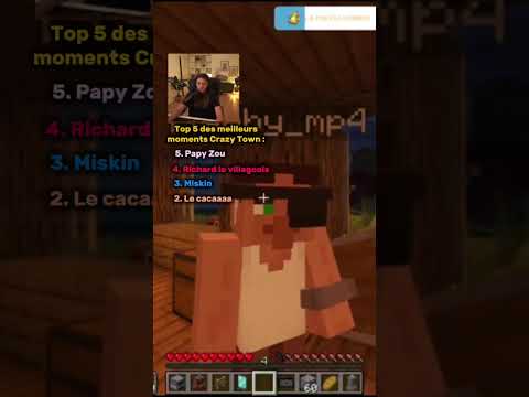 Crazy Town saison 3 meilleur moment #crazy #crazytown #minecraft