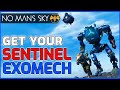 The HARDFRAME EXOMECH Sentinel Drone How To Get One No Mans Sky 2022 Sentinel Update