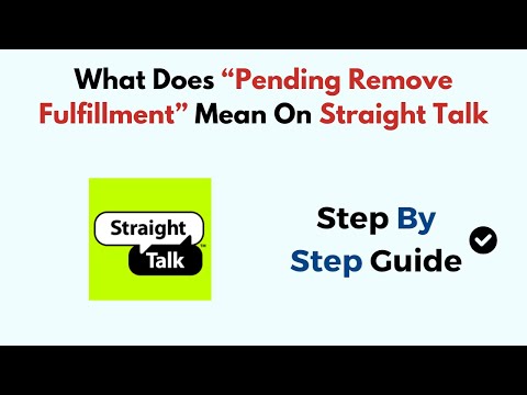 Pending Remote Fulfillment Straight Talk