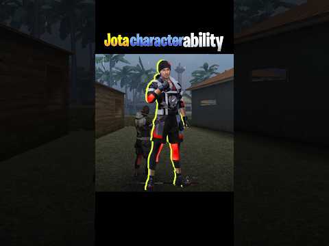 Free Fire Jota character ability | Jota character ability