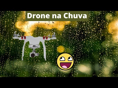 Em Voo de Exploração, o Drone Acabou Terminando o Vídeo Numa Baita Chuva de Final de Tarde
