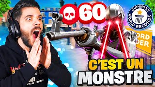 JE REAGIS A UN DIEU DE WARZONE , IL BAT LE RECORD DU MONDE AVEC 60 KILLS EN SOLO