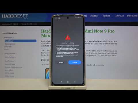 How to Enable Unknown Sources in XIAOMI Redmi Note 9 Pro Max – Allow App Installation