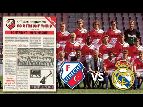FC Utrecht - Real Madrid 1991 // UEFA CUP // 1080p highlights