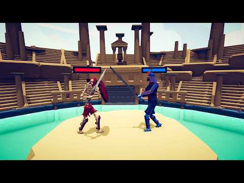 1v1 All UNITS Tournament (Ocean Arena MAP) - Totally Accurate Battle Simulator TABS