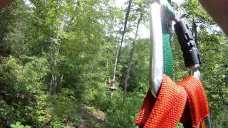 preview picture of video 'Canopy Tours - Ziplining in Nantahala National Forest'