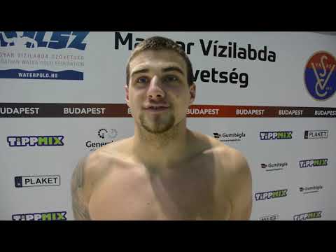 Szabó Bence az UVSE-VasasPlaket bajnokiról