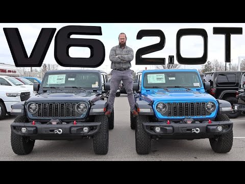 Which Wrangler Engine Is Best? (2025 Wrangler 2.0T vs 2025 Wrangler V6)