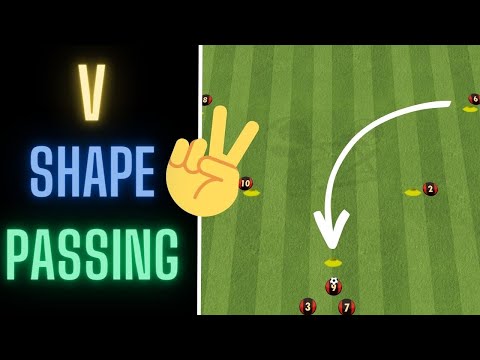 V Shape Passing Drill | Football/Soccer