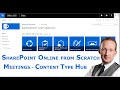 The Content Type Hub SharePoint Meetings Management