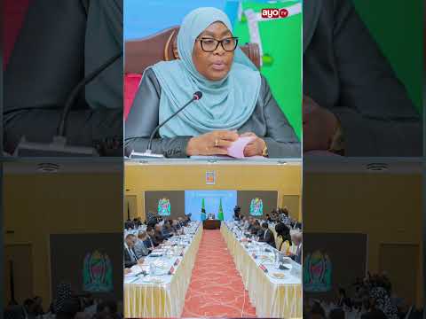 RAIS SAMIA AONGOZA KIKAO BARAZA LA MAWAZIRI