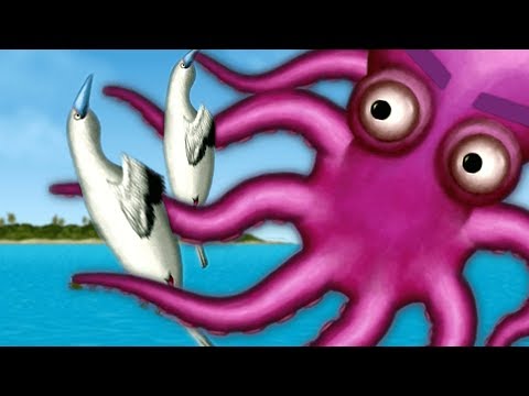 ANGRY OCTOPUS EATS BIRDS FROM THE SKY! - Tasty Planet Forever
