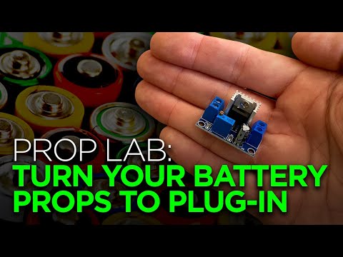PROP LAB: Turn Your Battery Powered Props to Plug-in!