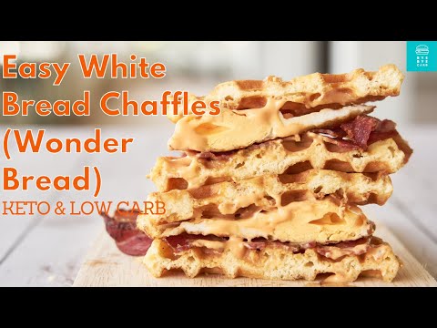 Easy White Bread Chaffles Recipe| Wonder Bread| Keto & Low carb
